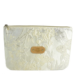 Mila Louise Poch GM FS Bag and Cosmetic Case Latte