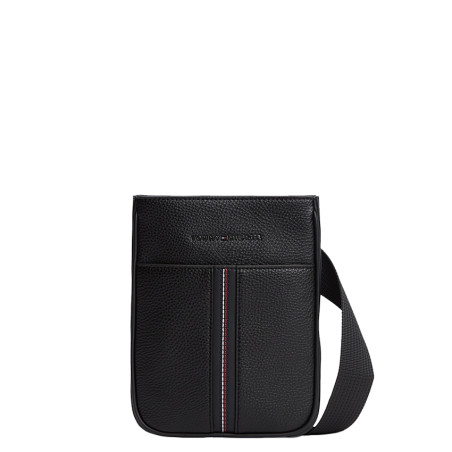 Tommy Hilfiger TH Central Shoulder Bag Grainy Finish BDS Black
