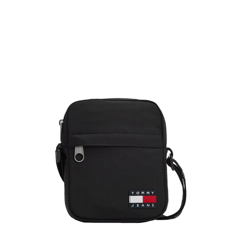 Tommy Hilfiger Tjm Essential Nylon Shoulder Bag BDS Black