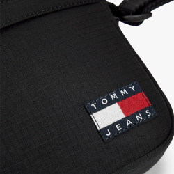 Tommy Hilfiger Tjm Essential Shoulder Bag In Nylon BDS Black