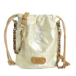 Mila Louise Mai FS Pouch Tote Fantasy Fabric Latte
