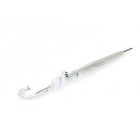 Isotoner Parapluie Droit PVC Manuel Bords Blancs