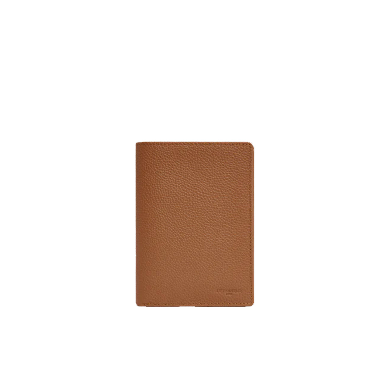 Le Tanneur Charles Grand Wallet RFID 2 Flaps Grained Tan Leather