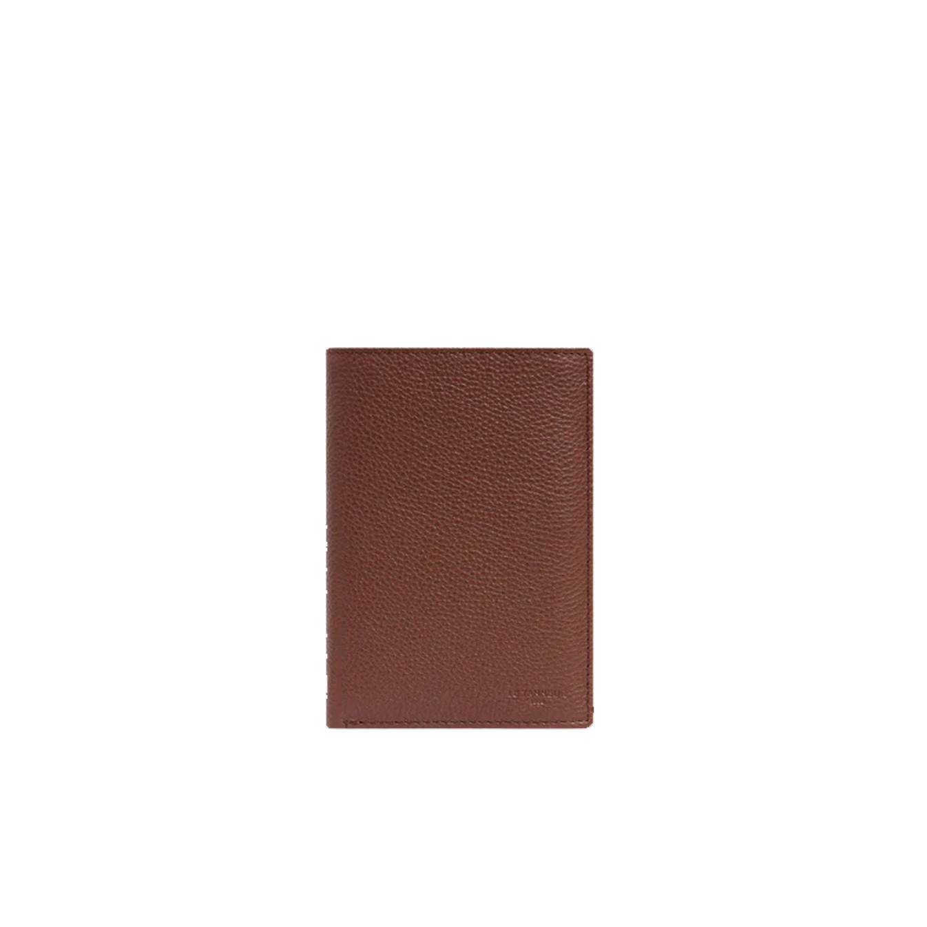 Le Tanneur Charles Grand Wallet 2 Flaps Grainy Leather Ebony