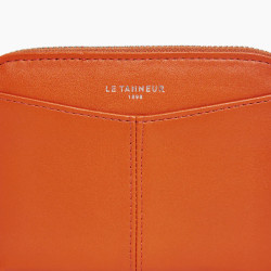 Le Tanneur Charlotte Zippered Coin Purse and Card Holder Detachable...