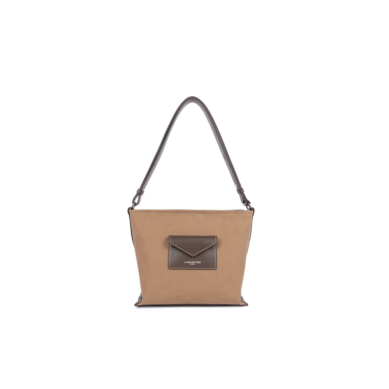 Lancaster Canvas Kba Bucket Bag 518-051 Sand Brown