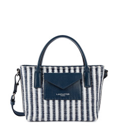 Lancaster KBA Nautical Wicker Mini Handbag 518-078 Blue