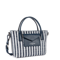 Lancaster KBA Marinière Osier Mini Sac A Main 518-078 Bleu cote