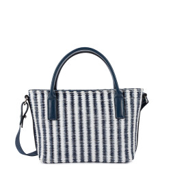 Lancaster KBA Nautical Wicker Mini Handbag 518-078 Blue