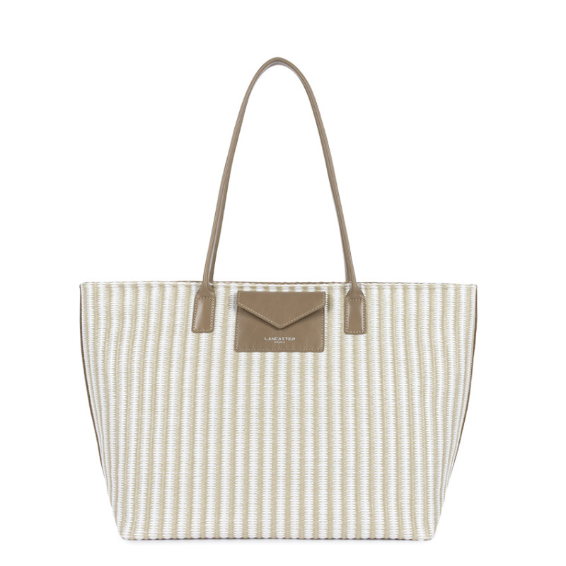 Lancaster KBA Mariner Wicker Shopping Bag 518-079 Beige