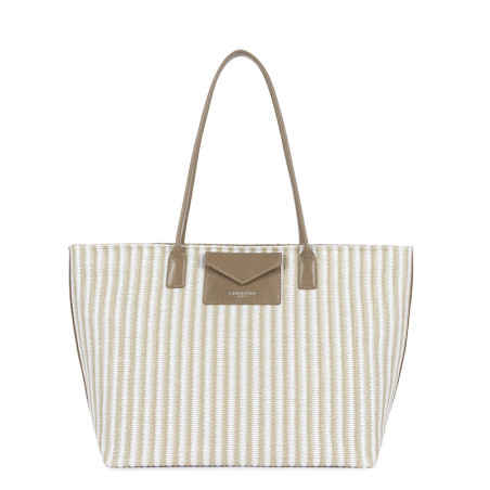 Lancaster KBA Mariner Wicker Shopping Bag 518-079 Beige