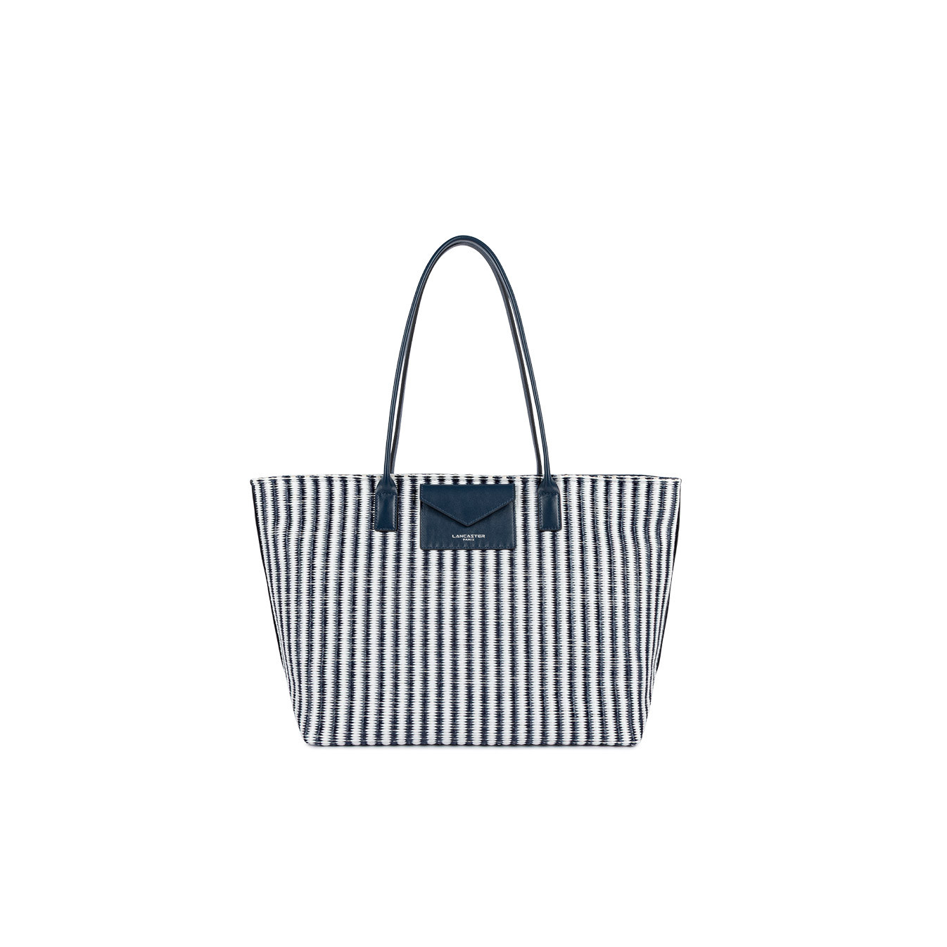 Lancaster KBA Marinière Osier Shopping Bag 518-079 Blue