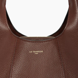 The Tanner Juliette Small Grainy Ebony Leather Handbag