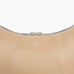 Le Tanneur Juliette Small Hobo Bag in Desert Grain Leather