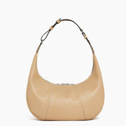 Le Tanneur Juliette Small Hobo Bag in Desert Grain Leather