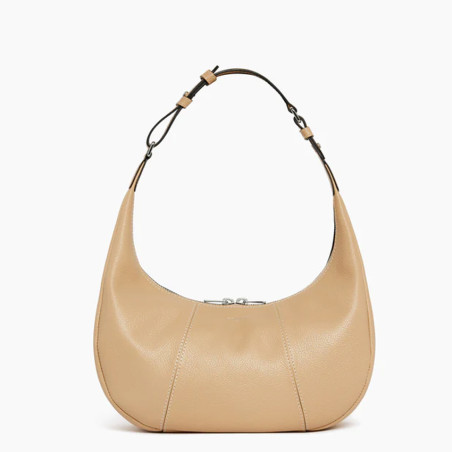 Le Tanneur Juliette Small Hobo Bag in Desert Grain Leather