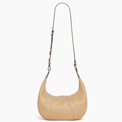 Le Tanneur Juliette Small Hobo Bag in Desert Grain Leather