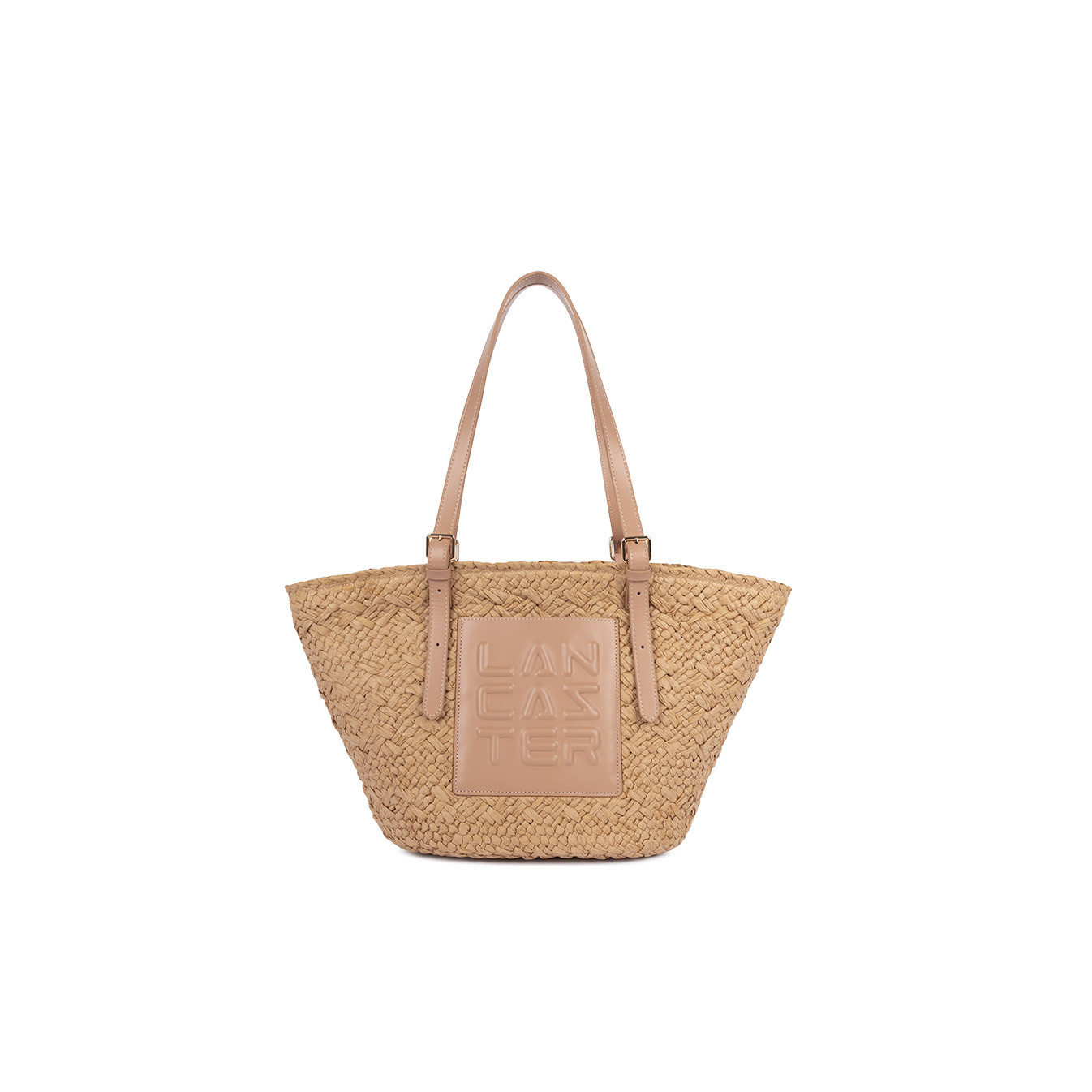 Lancaster Le Panier Woven Tote Bag 518-080 Natural