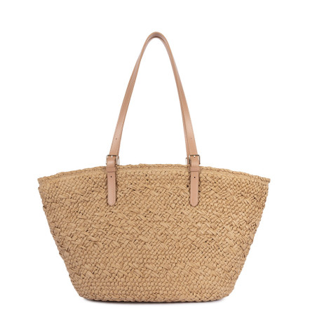 Lancaster Le Panier Large Wicker Tote Bag 518-081 Natural