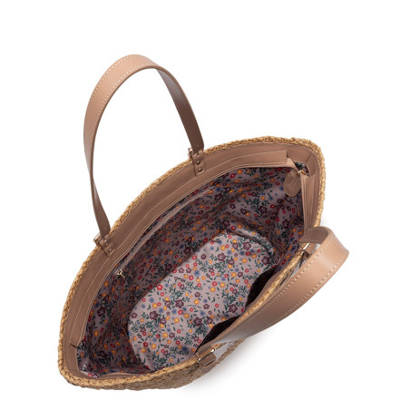 Lancaster Le Panier Large Wicker Tote Bag 518-081 Natural