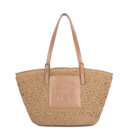 Lancaster Le Panier Large Wicker Tote Bag 518-081 Natural