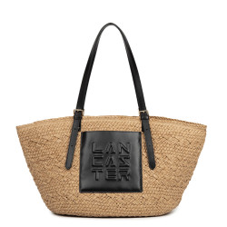 Lancaster Le Panier Grand Sac Cabas Osier 518-081 Noir