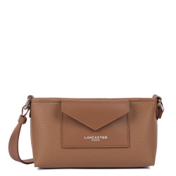 Lancaster Maya Double Kba Organized Pouch 517-104 Mocha