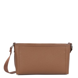 Lancaster Maya Double Kba Organized Pouch 517-104 Mocha