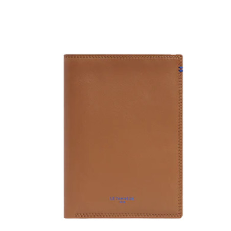 The Tanneur Martin Large Zippered Smooth Leather Anti RFID Tan