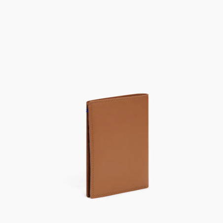 The Tanneur Martin Large Zippered Smooth Leather Anti RFID Tan