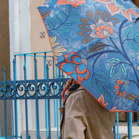 Piganiol Manual Stick Umbrella For Women Batik Far West