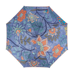 Piganiol Manual Stick Umbrella For Women Batik Far West