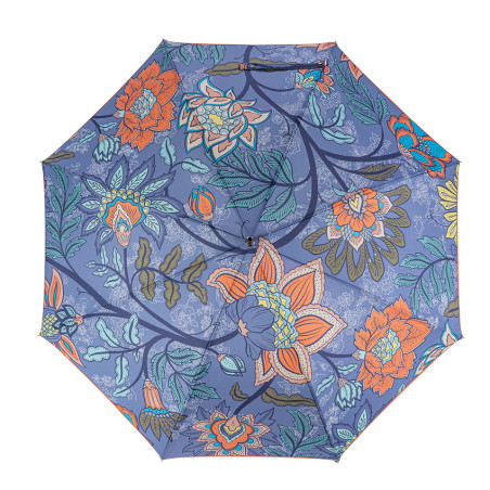 Piganiol Manual Stick Umbrella For Women Batik Far West