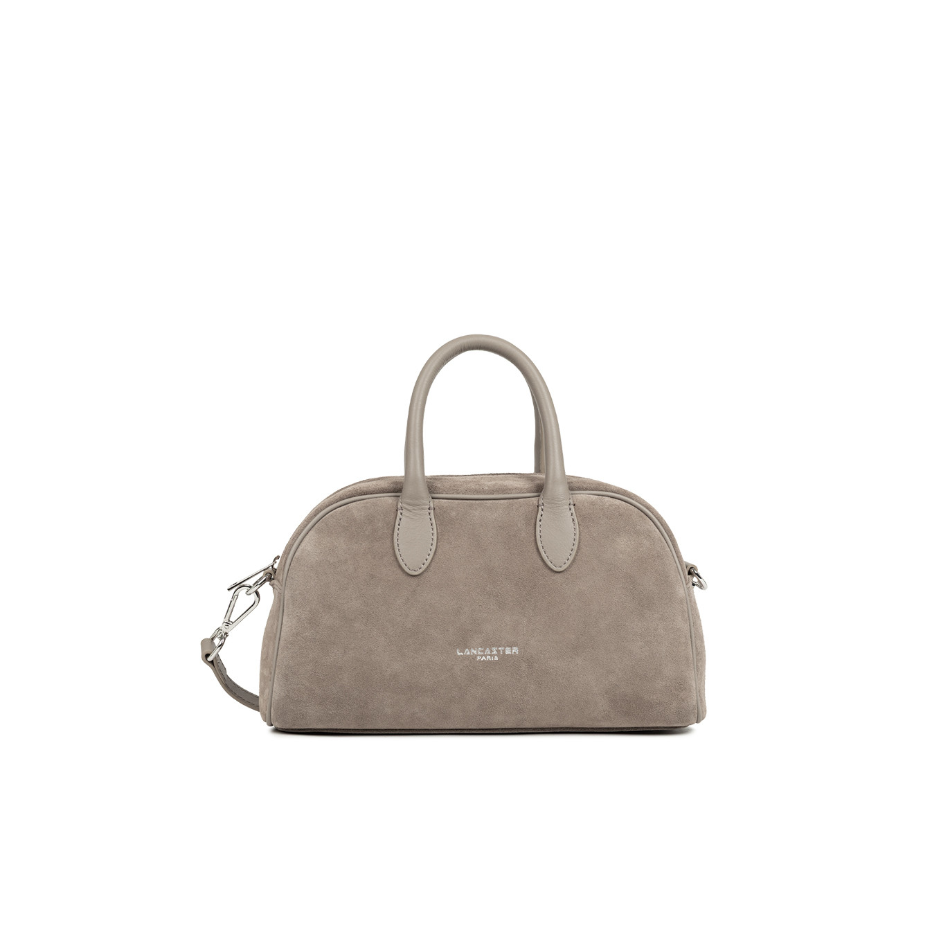 Lancaster Suède Sac Bowling 480-085 Galet Fonce
