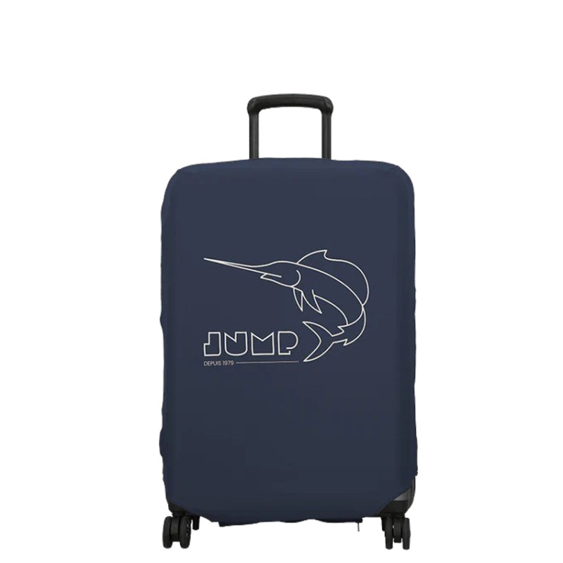 Jump Stretchable Suitcase Cover Size M In Spandex Blue