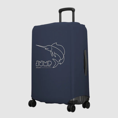 Jump Housse Pour Valise Taille M En Spandex Bleu côté