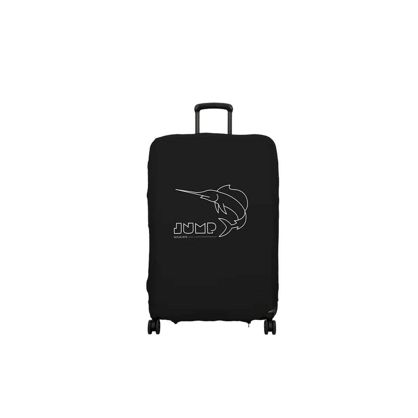 Jump Stretchable Suitcase Cover Size L in Black Spandex: designed t...