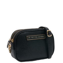 Les Petites Bombes Albane Trolley Bag 2 Compartments Black