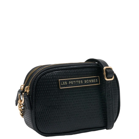 Les Petites Bombes Albane Trolley Bag 2 Compartments Black