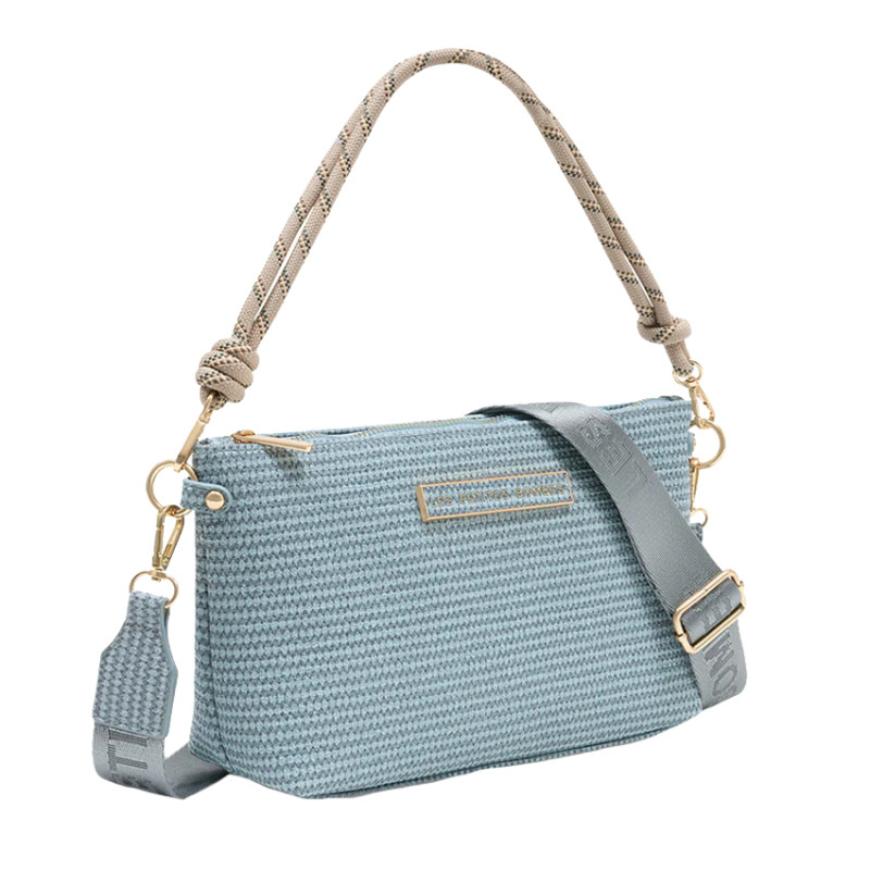 Les Petites Bombes Madisone Shoulder Bag Woven Sky