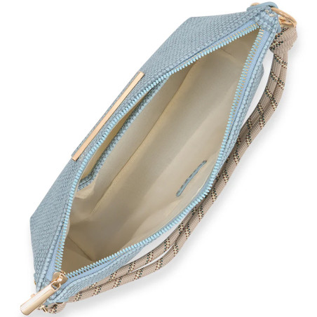 Les Petites Bombes Madisone Shoulder Bag Woven Sky