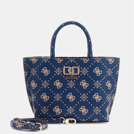 Guess Emelie Logo Mini Sac Cabas Navy Logo