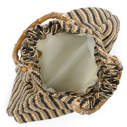 Les Petites Bombes Najeh Handheld Basket Bag Beige