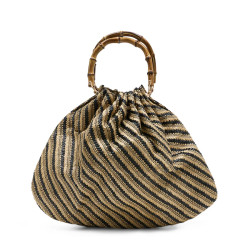 Les Petites Bombes Najeh Handheld Basket Bag Beige
