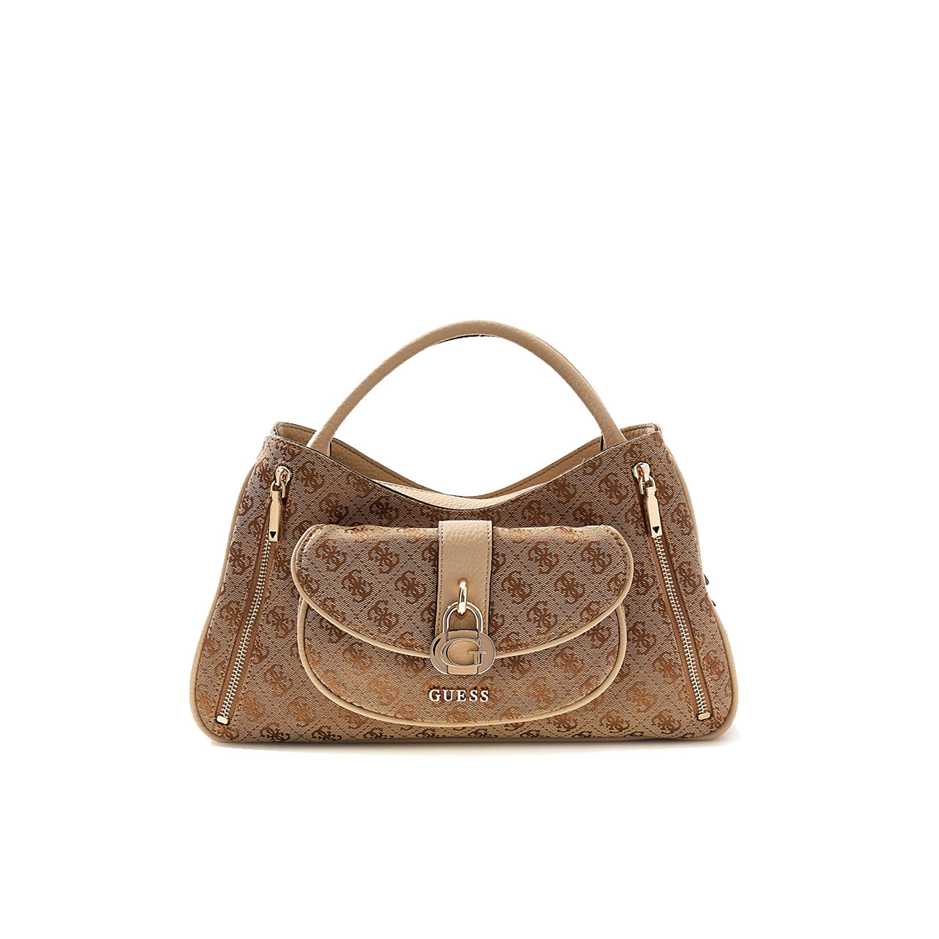 Guess Jessa Handbag Latte Logo