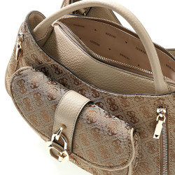 Guess Jessa Handbag Latte Logo