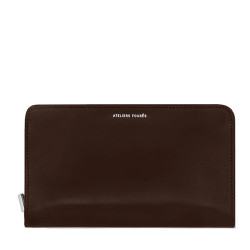 Ateliers Fourès Calista Perséphone Grand Wallet H68 Coffee
