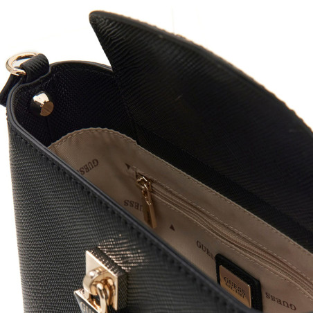 Guess Patsie Mini Sac Seau Black ouvert