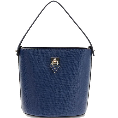 Guess Patsie Mini Bucket Bag Navy