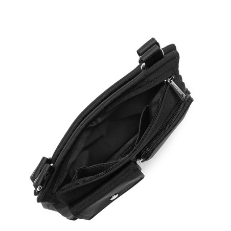 Lancaster Basic Pocket Sac Trotteur 510-90 Noir ouvert